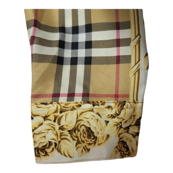 Burberry Paneled Archive Scarf Print Silk Shirt  SZ IT 38 / US 4 Italy RARE - Picture 8 of 15